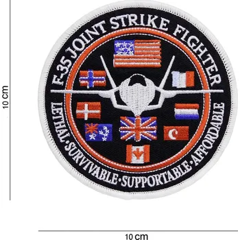 Nášivka Nášivka Joint Strike Fighter F-35 černá