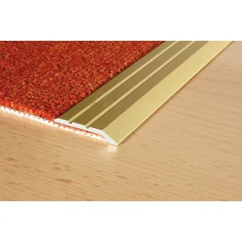 přechodová lišta Přechodový ukončovací profil pro krytiny do 3 mm (samolepící) Inox E07