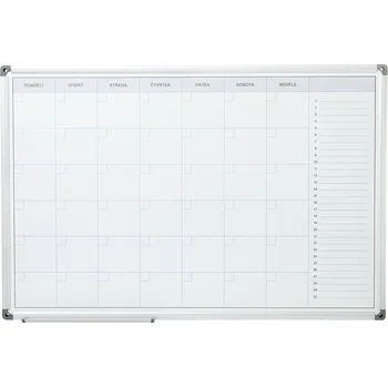 Kancelářský nábytek Měsíční plánovací tabule ARTA 90x60