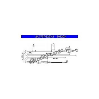 Auto-moto Lanko ruční brzdy ATE 24.3727-3203 (AT 583203)
