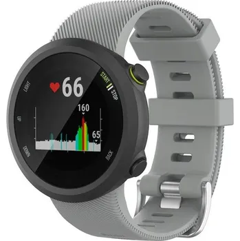Příslušenství k chytrým hodinkám eses Silikonový řemínek pro Garmin Forerunner 45, Forerunner 45S a SWIM 2 - Šedý