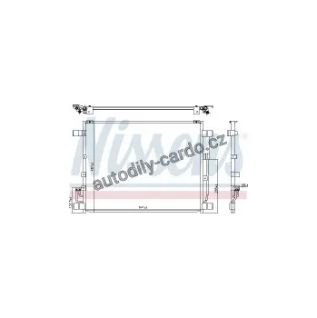 Chladič motoru Chladič klimatizace NISSENS 940444