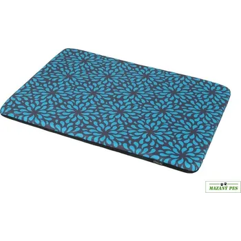 Pelíšek pro psa O´Lala Pets Matrace HAPPY - D122 modrá, vzor - různé velikosti rozměry 48 x 38 cm