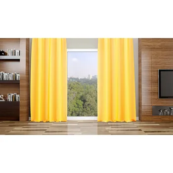 Orbytex Zatemňovací závěs hotový - duha žlutá 01 Rozměry: Š/V 145x150 (1ks), Vršek závěsu: ŘASÍCÍ STUHA