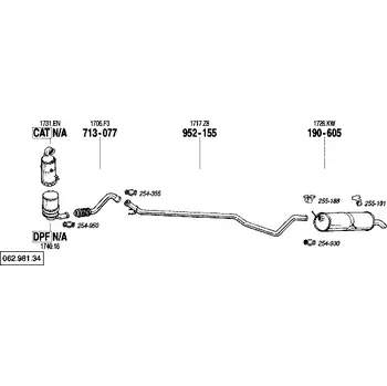 Katalyzátor katalyzátor výroba AS/BM Bosal 90-006A
