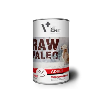 Krmivo pro psa RAW PALEO Adult Dog Beef - mokré krmivo z hovězího masa pro dospělé psy Balení.: 400 g