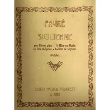 Sicilienne for flute and piano op. 78