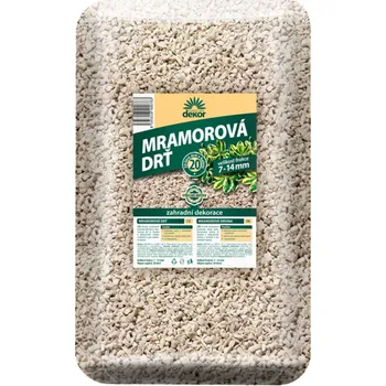 Zahradní dekorace Forestina Dekor mramorová drť 7-14 mm 20 l