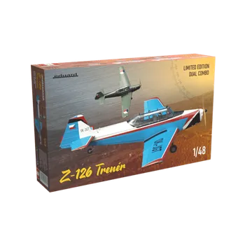 Plastikový model Eduard Zlín Z-126 Trenér Dual Combo 1:48