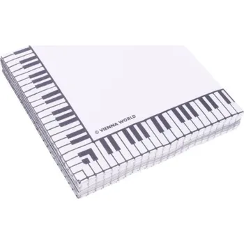 Papírový kapesník Vienna World Papírové ubrousky - Klaviatura (33x33)