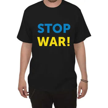 Pánské tričko Tričko - STOP WAR Barva: Černá, XXXL