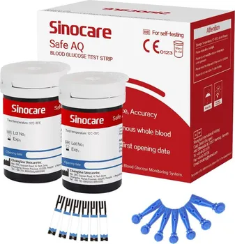 Diagnostický test Sinocare Safe AQ 50ks