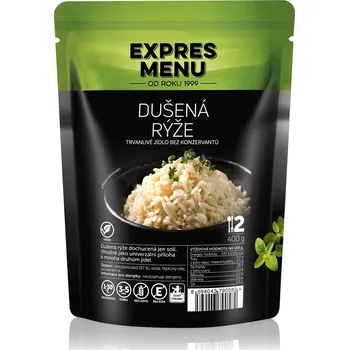 Hotové jídlo EXPRES MENU Rýže dušená 2 porce 400 g