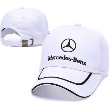 Kšiltovka Teamová kšiltovka v bílé barvě s logem Mercedes