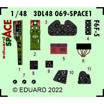 Plastikový model Eduard 1/48 F6F-5 SPACE (EDUARD)