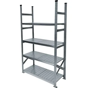 Dílenský regál Wexta Kovový policový regál, 1972x1650x800 mm, 4 police, základní