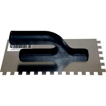 Zednické hladítko Inox Zubové nerezové hladítko Festa (270x125 mm) Zub: e 10