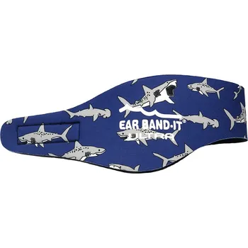 Plavecká čepice Ear Band-It® Ultra Žraločí Čelenka na plavání Velikost čelenky: S Čelenka na plavání