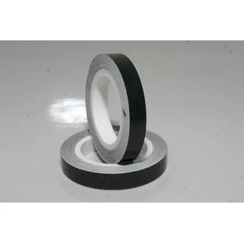 Samolepicí dekorace na vozidlo Proužky na ráfky New Label s aplikátorem, Grafitová metalíza