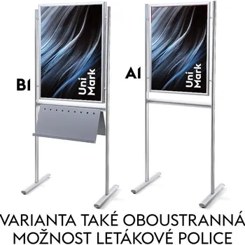 Reklamní Informační systém na plakáty Info Board Formát A1, jednostranný (IBA1G25)