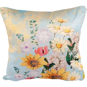 Dekorativní polštářek Povlak na polštář 45x45 cm Květy