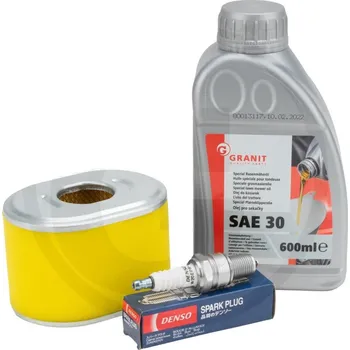 Sada na údržbu motoru Honda GX 140, 160, 200 motorový olej, vzduchový filtr, svíčka