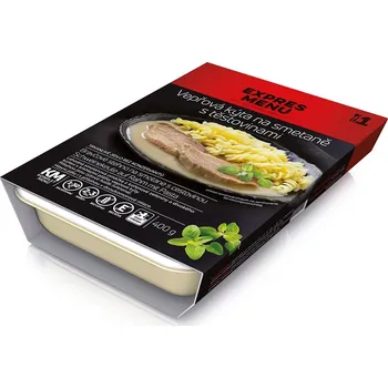 Hotové jídlo EXPRES MENU Vepřová kýta na smetaně s těstovinami 400 g
