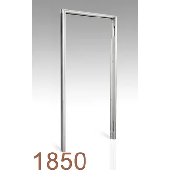 Zárubeň 1850 mm - Skrytá zárubeň AKTIVE 25/15 Průchozí výška: 1 970 mm, Povrch: Hliník - ELOX, Orientace otevírání: Levá, Typ příčky: ZEĎ