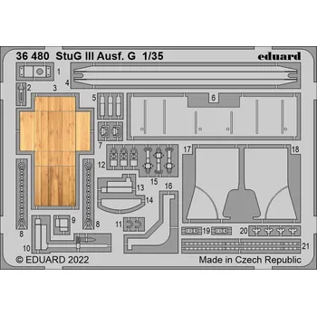 Plastikový model Eduard 1/35 StuG III Ausf. G (MINIART)