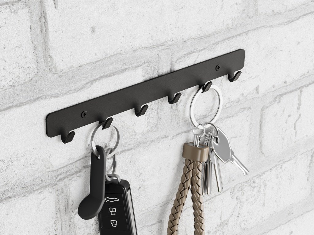 In-Design Věšák na klíče Key černý