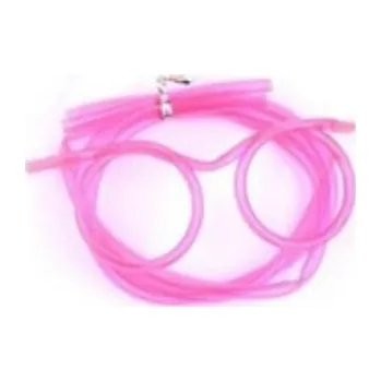 Hračka pro nejmenší Dětské zábavné brčkové brýle, růžové