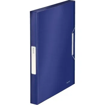 Archivační box LEITZ Box na dokumenty s gumičkou STYLE - A4, titanově modrý