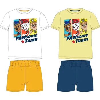 Chlapecké pyžamo Paw Patrol - Tlapková patrola -Licence Chlapecké pyžamo - Paw Patrol 52041753, bílá/ žlutá Barva: Bílá, Velikost: 122