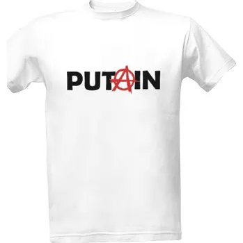 Tričko s potiskem put A in černé pánské