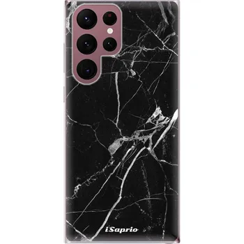 Pouzdro na mobilní telefon Odolné silikonové pouzdro iSaprio - Black Marble 18 - Samsung Galaxy S22 Ultra 5G