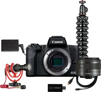 Kompakt s výměnným objektivem Canon EOS M50 Mark II