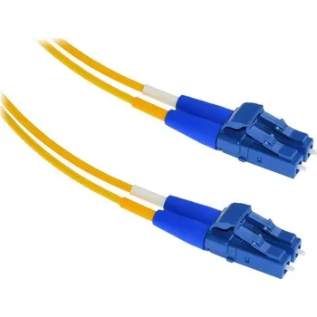 Síťový kabel XtendLan FOP-LCLC-D-0.5-9-A1 Patch, optický, LC-LC, 9/125, duplex, LS0H, ultraflexibilní G.657.A1, průměr 2mm, krátký vývod, 0,5m