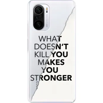 Pouzdro na mobilní telefon Odolné silikonové pouzdro iSaprio - Makes You Stronger - Xiaomi Poco F3
