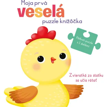 Bystrá hlava Moja prvá veselá puzzle knižôčka Zvieratká zo statku sa učia rátať