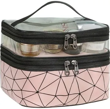 Dámská kosmetická taška 9 x 23 x 15,5 cm, KS35WZ2 růžová