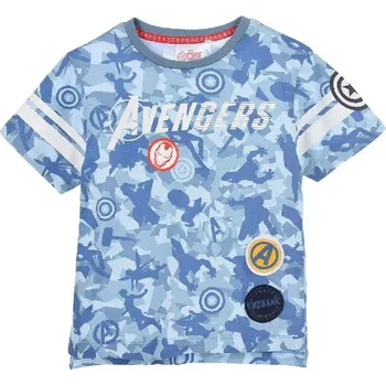 Chlapecké tričko Modré chlapecké tričko se vzorem Avengers Marvel Velikost: 116