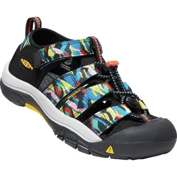 Chlapecké sandály Dětské sandály KEEN NEWPORT H2 Y BLACK/MULTI US 3
