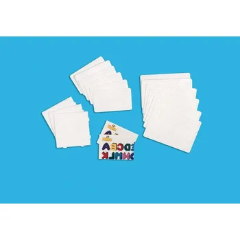 Dětské navlékací korálky HAMA Sada podložek Písmena a čísla MIDI