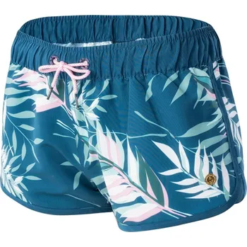 Dámské kraťasy Dámské šortky Aquawave RAISA WMNS GREEN LEAVES PRINT L