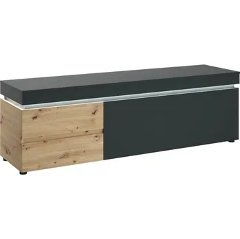 Televizní stolek ArtExt TV stolek GRETA F01 Barva: dub artisan / šedý kosmos