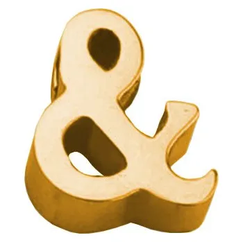 Přívěsek Šperky4U Zlacený navlékací ocelový přívěšek korálek - & - PP-1001-RD