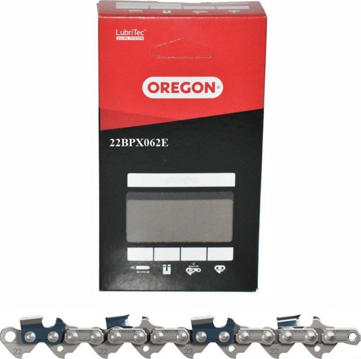 Catena Per Motosega Oregon 22BPX062E - Passo 0,325, 62 Maglie, Micro-Scalpello - Per Professionisti, Taglio Veloce E Basse Vibrazioni - 2