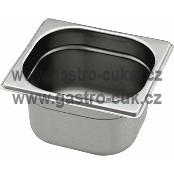 GASTRONORM GN 1/6 (h=65 mm) nerezová plná
