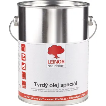 Olej na dřevo LEINOS 245 Tvrdý olej Speciál (2,5L) - vrchní odolný olej na dřevěné parkety a nábytek