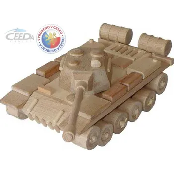 Dřevěná hračka CEEDA DŘEVO Tank RUSKÝ *DŘEVĚNÉ HRAČKY*